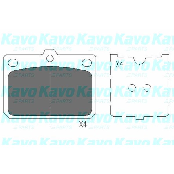 Слика на Плочки KAVO PARTS KBP-9079