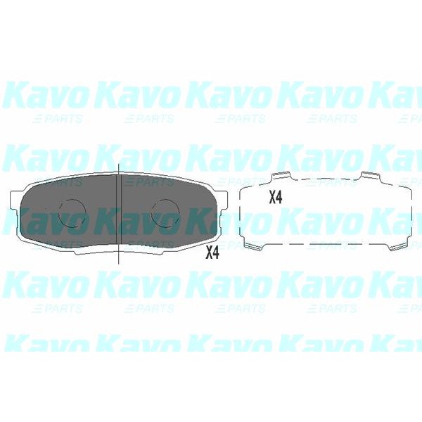 Слика на Плочки KAVO PARTS KBP-9099