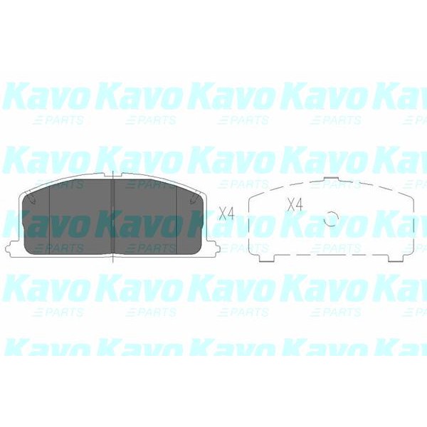 Слика на Плочки KAVO PARTS KBP-9109