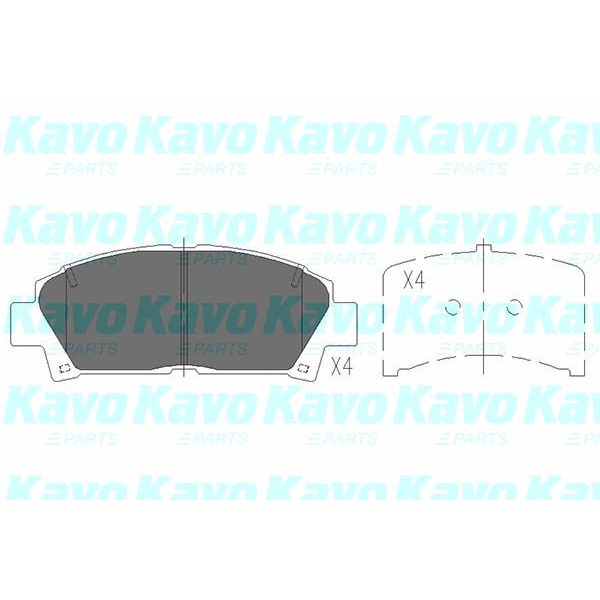 Слика на Плочки KAVO PARTS KBP-9110