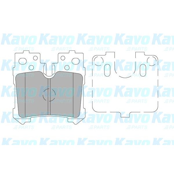 Слика на плочки KAVO PARTS KBP-9122 за Lexus LS Saloon (UVF,USF) 460 - 347 коњи бензин