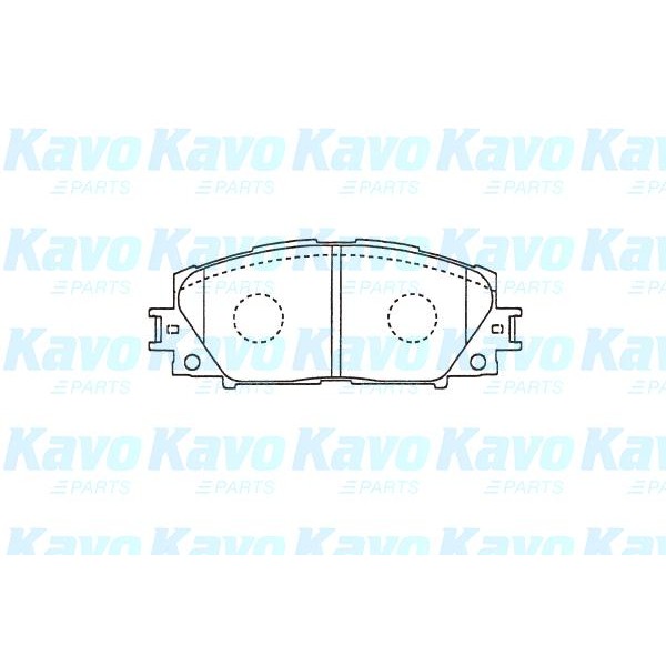 Слика на Плочки KAVO PARTS KBP-9140