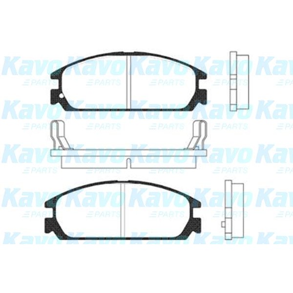 Слика на Плочки KAVO PARTS MK KASHIYAMA BP-2008