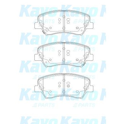 Слика на Плочки KAVO PARTS MK KASHIYAMA BP-3047