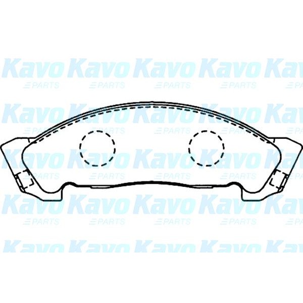 Слика на Плочки KAVO PARTS MK KASHIYAMA BP-3508