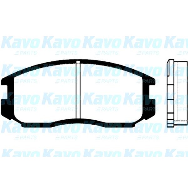 Слика на Плочки KAVO PARTS MK KASHIYAMA BP-5514