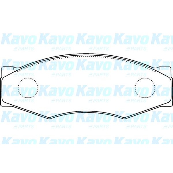 Слика на Плочки KAVO PARTS MK KASHIYAMA BP-6505