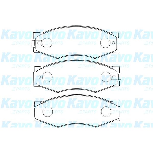 Слика на Плочки KAVO PARTS MK KASHIYAMA BP-6506