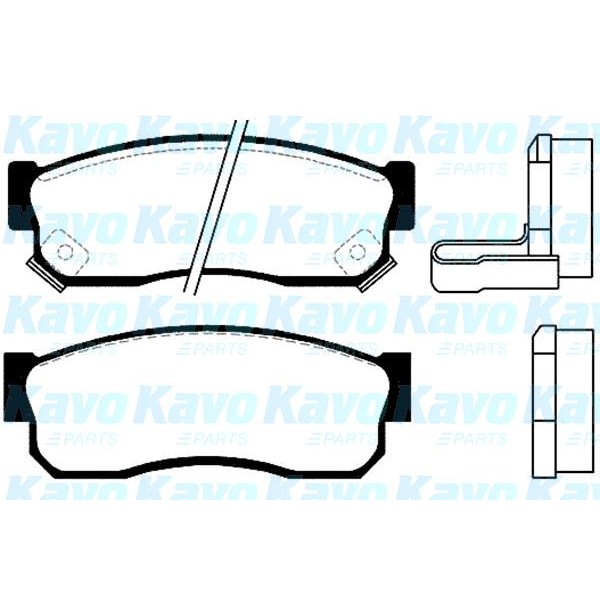 Слика на Плочки KAVO PARTS MK KASHIYAMA BP-6510