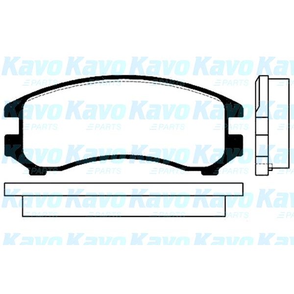 Слика на Плочки KAVO PARTS MK KASHIYAMA BP-6511