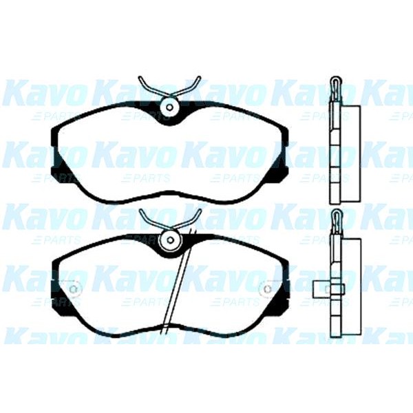 Слика на Плочки KAVO PARTS MK KASHIYAMA BP-6518