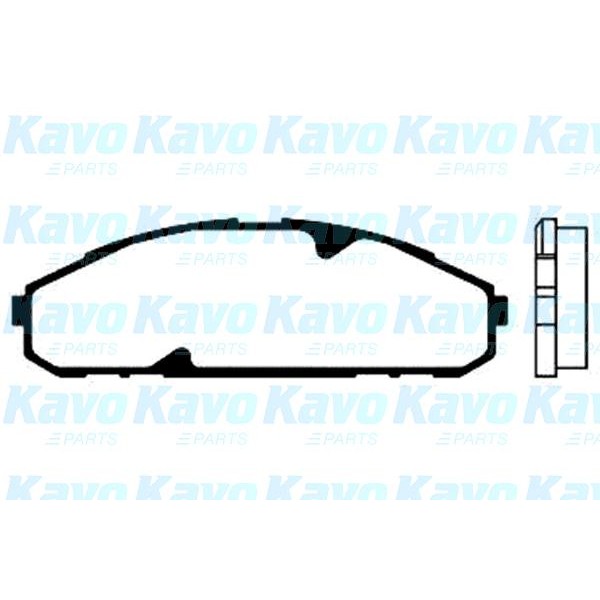 Слика на Плочки KAVO PARTS MK KASHIYAMA BP-6536