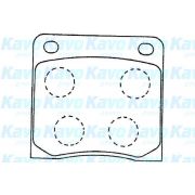 Слика 1 $на Плочки KAVO PARTS MK KASHIYAMA BP-6584