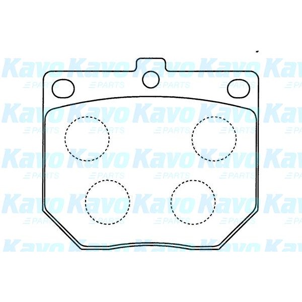 Слика на Плочки KAVO PARTS MK KASHIYAMA BP-6585