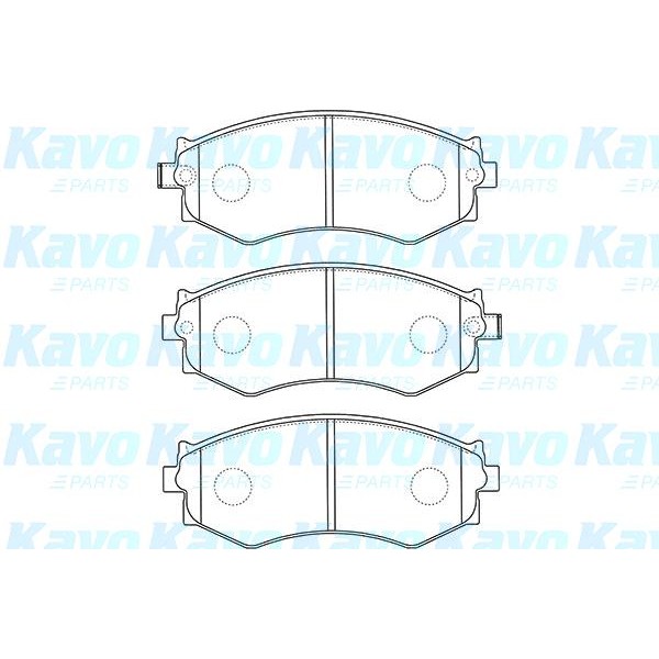 Слика на Плочки KAVO PARTS MK KASHIYAMA BP-6604