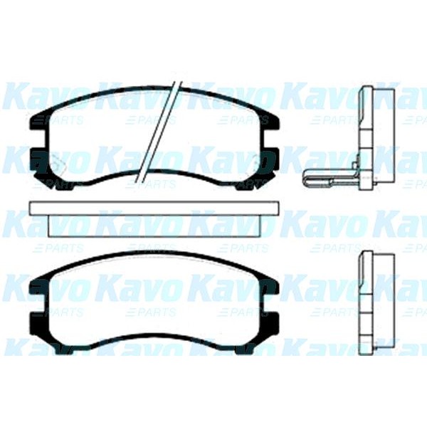 Слика на Плочки KAVO PARTS MK KASHIYAMA BP-8503