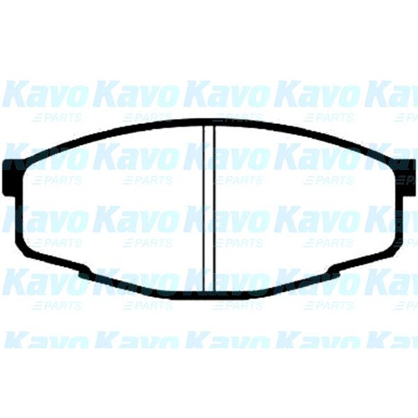 Слика на Плочки KAVO PARTS MK KASHIYAMA BP-9006