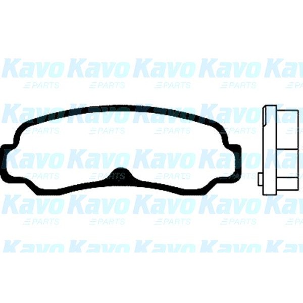 Слика на Плочки KAVO PARTS MK KASHIYAMA BP-9047