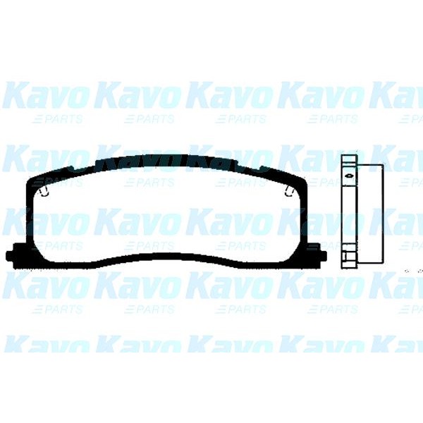 Слика на Плочки KAVO PARTS MK KASHIYAMA BP-9051