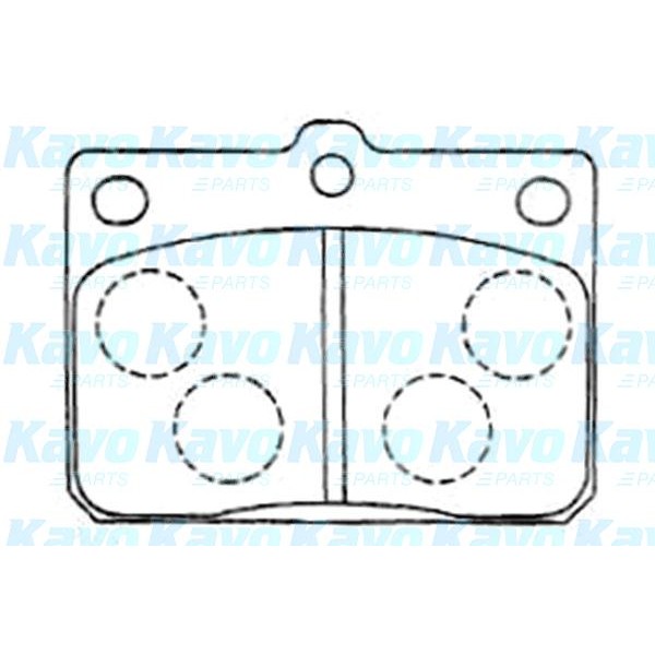 Слика на Плочки KAVO PARTS MK KASHIYAMA BP-9089