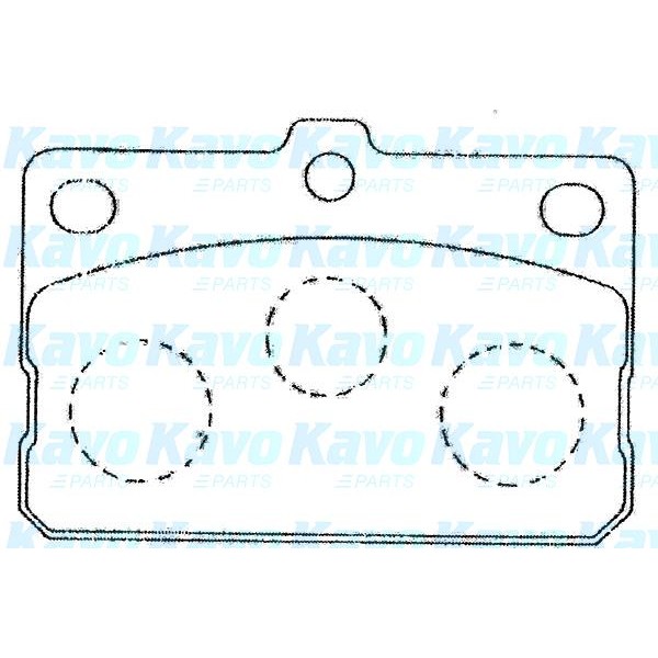 Слика на Плочки KAVO PARTS MK KASHIYAMA BP-9091