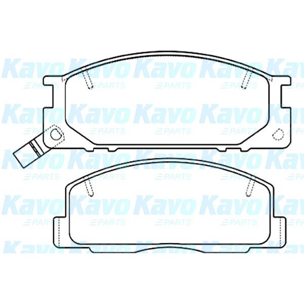 Слика на Плочки KAVO PARTS MK KASHIYAMA BP-9101