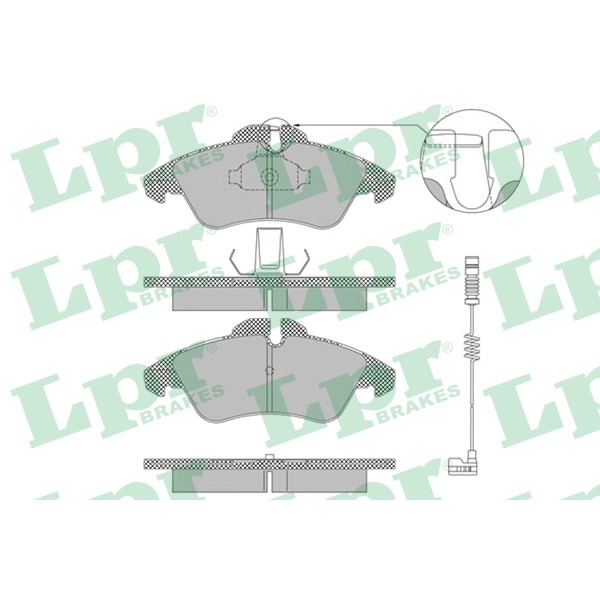 Слика на плочки LPR 05P1304 за Mercedes Sprinter 3-t Box (903) 308 CDI - 82 коњи дизел