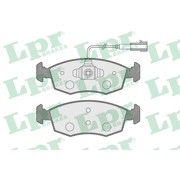 Слика на плочки LPR 05P1653 за Fiat Punto 199 1.4 - 75 коњи бензин