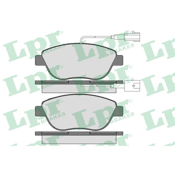 Слика на плочки LPR 05P1657 за Fiat Doblo 152 1.3 D Multijet - 95 коњи дизел