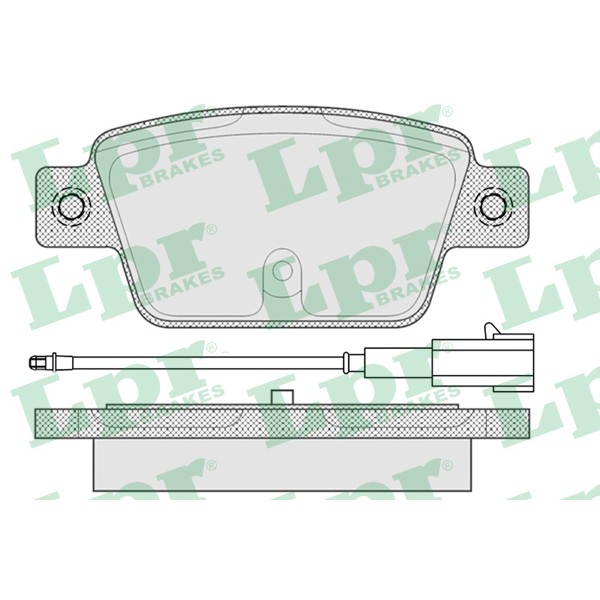 Слика на плочки LPR 05P1676 за Fiat Bravo 198 1.9 D Multijet - 116 коњи дизел