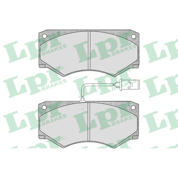 Слика на плочки LPR 05P499 за камион Iveco Daily 1 Box 49-10 V (10354204, 10354211, 10354212, 10354217...) - 92 коњи дизел