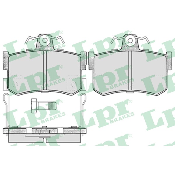 Слика на плочки LPR 05P654 за Rover 800 (XS) 825 Si Lux (RS) - 175 коњи бензин