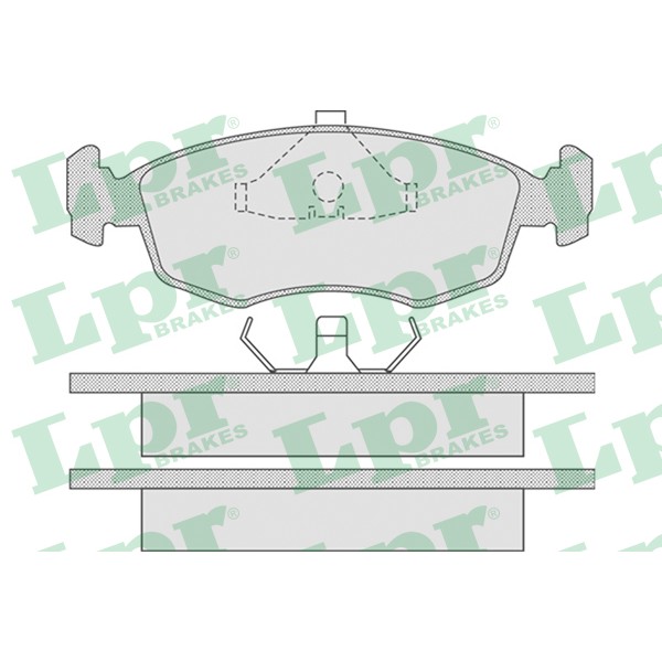 Слика на плочки LPR 05P678 за Ford Escort 7 (gal,aal,abl) 1.8 16V - 115 коњи бензин