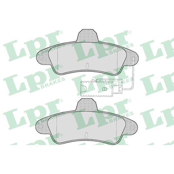 Слика на плочки LPR 05P716 за Ford Mondeo 2 Clipper (BNP) 2.5 24V - 170 коњи бензин