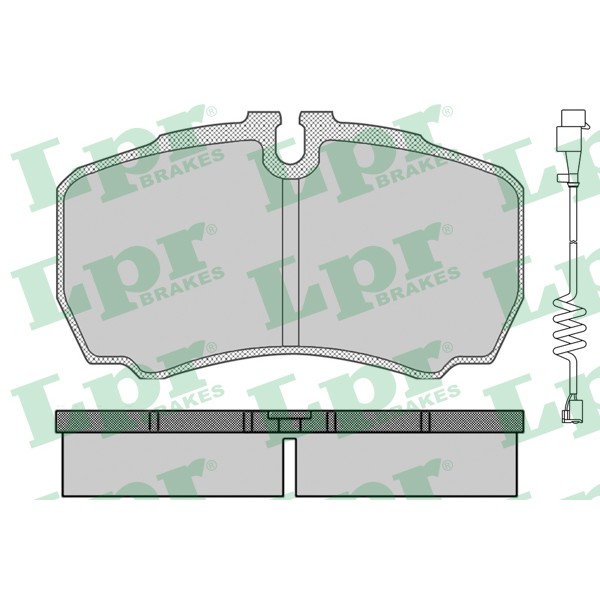 Слика на плочки LPR 05P830A за камион Iveco Daily 2 Bus Box 29 L 13 - 125 коњи дизел