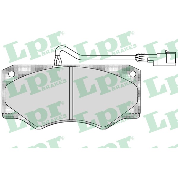 Слика на плочки LPR 05P962 за камион Iveco Daily 1 Box 49-12 V (15154204, 15154211, 15154215, 15154217, 15154404, 1 - 122 коњи дизел