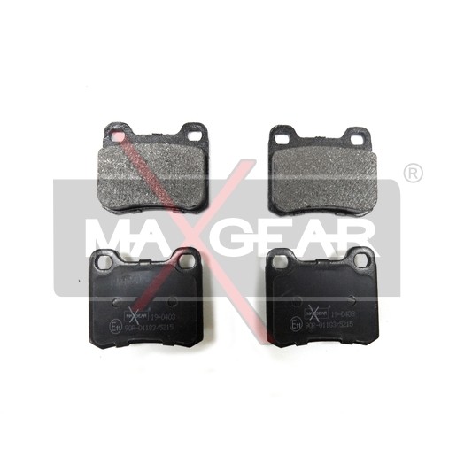 Слика на плочки MAXGEAR 19-0403 за Mercedes E-class Saloon (w124) E 300 Turbo-D (124.133) - 147 коњи дизел