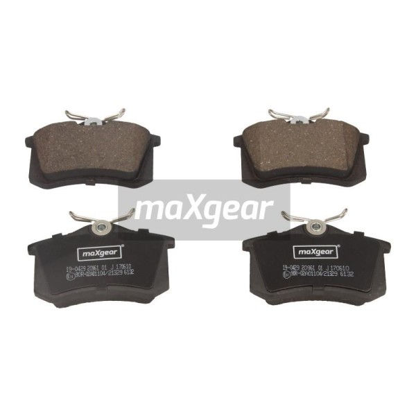 Слика на плочки MAXGEAR 19-0429 за Audi A4 Sedan (8E2, B6) 1.9 TDI - 130 коњи дизел