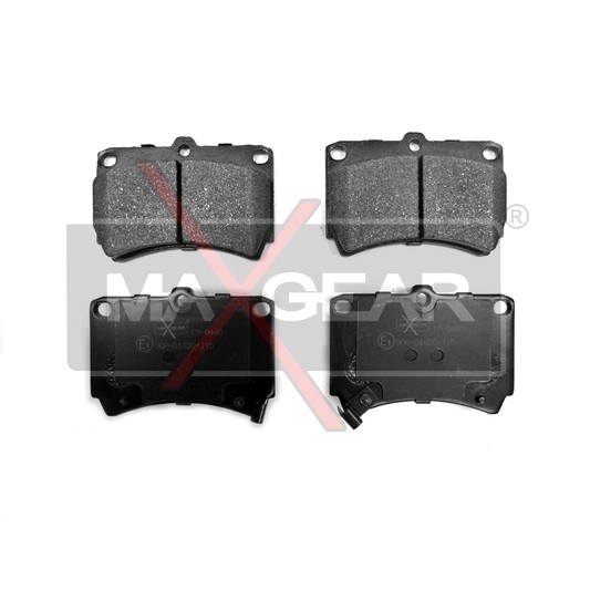 Слика на плочки MAXGEAR 19-0440 за Mazda 323 F (BG) 1.6 - 84 коњи бензин