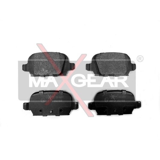 Слика на плочки MAXGEAR 19-0451 за Opel Tigra TwinTop 1.4 - 90 коњи бензин