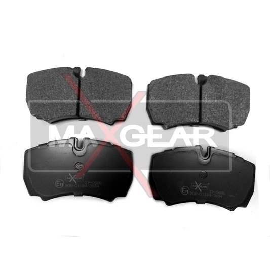 Слика на плочки MAXGEAR 19-0486 за камион Iveco Daily 2 Bus Box 29 L 10 V (ALJA43A2, ALJA42A2, ALJA41A2) - 95 коњи дизел