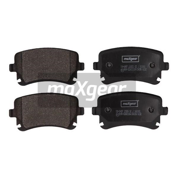 Слика на плочки MAXGEAR 19-0497 за VW Multivan 5 2.0 BiTDI 4motion - 180 коњи дизел