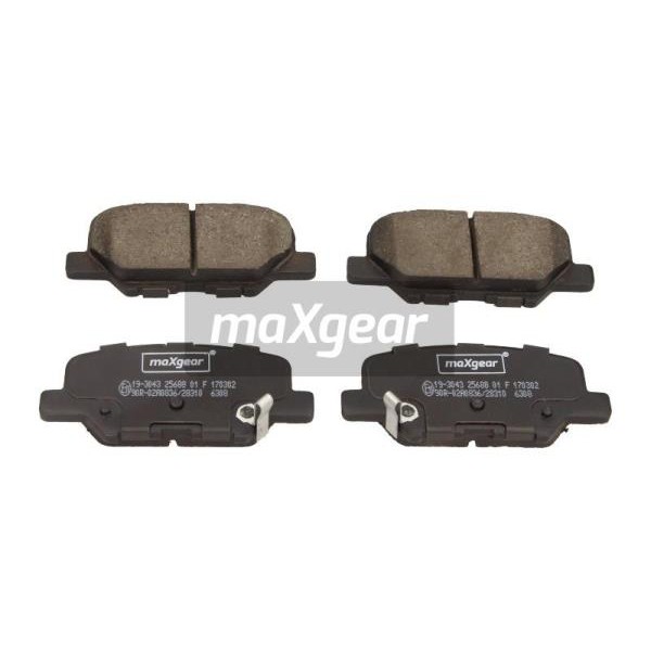 Слика на плочки MAXGEAR 19-3043 за Mitsubishi ASX (GA W) 1.6 - 117 коњи бензин