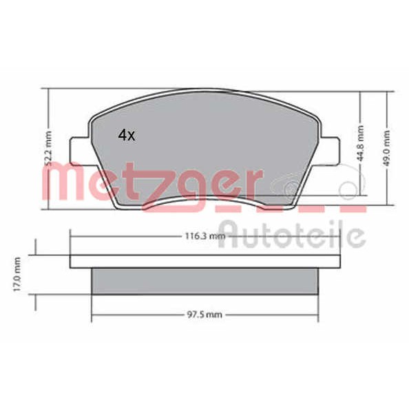 Слика на Плочки METZGER 1170029