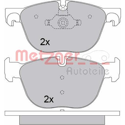 Слика на плочки METZGER 1170562 за BMW X5 F15 xDrive 40 d - 313 коњи дизел