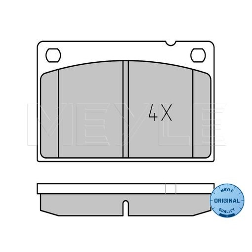 Слика на плочки MEYLE ORIGINAL Quality 025 201 5316 за Volvo 240 Estate (P245) 2.4 Diesel - 82 коњи дизел