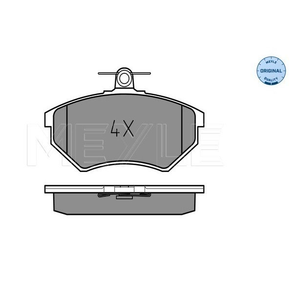 Слика на плочки MEYLE ORIGINAL Quality 025 201 6819 за VW Corrado (53i) 1.8 G60 - 160 коњи бензин