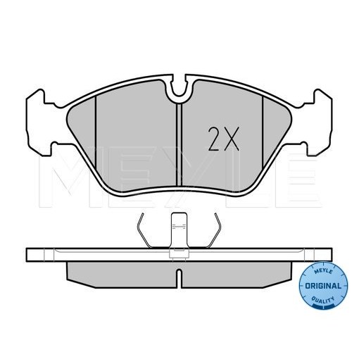 Слика на плочки MEYLE ORIGINAL Quality 025 206 2919 за BMW 6 Coupe (E24) 635 CSi - 211 коњи бензин