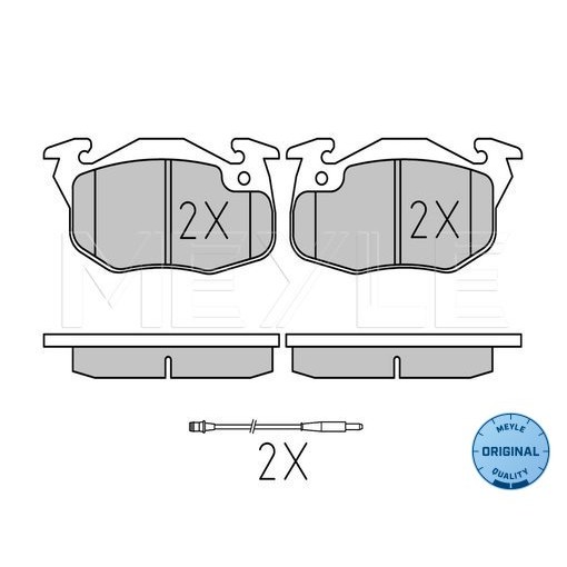 Слика на плочки MEYLE ORIGINAL Quality 025 209 0518/W за Citroen Saxo S0,S1 1.0 X - 45 коњи бензин