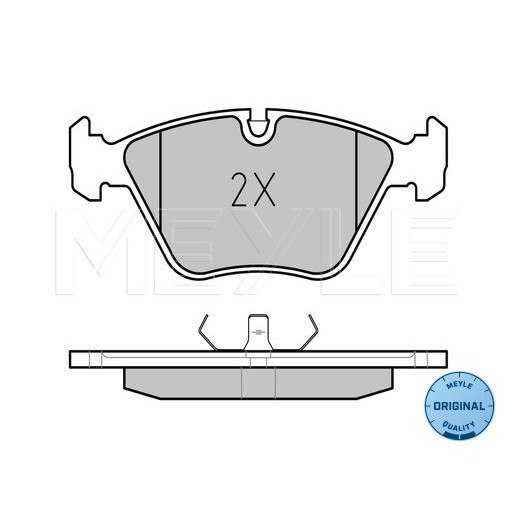 Слика на плочки MEYLE ORIGINAL Quality 025 212 1118 за Audi 100 Sedan (44, 44Q, C3) 2.2 quattro - 137 коњи бензин